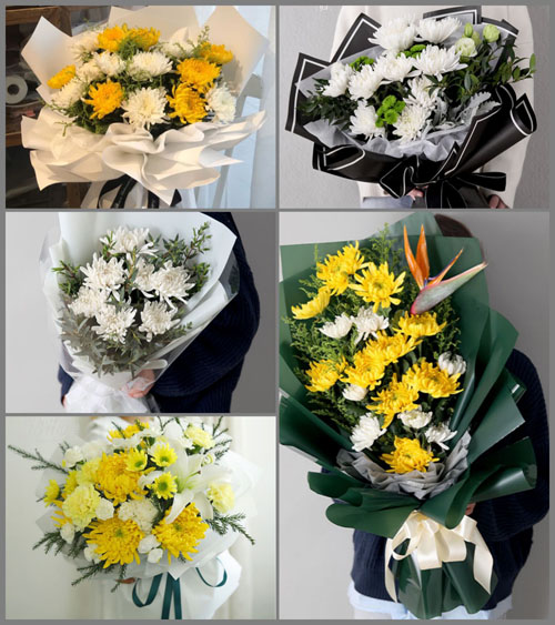 海南屯昌县南坤镇白事花束代送